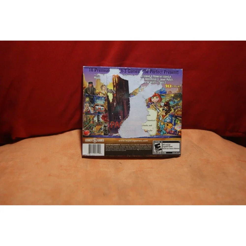 AMAZING MAGICAL MATCHES II MATCH 3 GAMES (PC) New Cover is Torn See Pics
